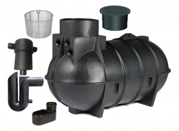 Ozeanis 2100l Regenspeicher Haus-Set