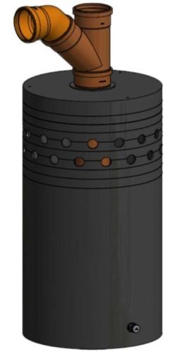 Biovitor DN100 Regenwasserfilter für Dachflächen bis 250m2