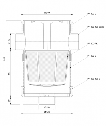 Intewa Plurafit Filter mit Filterkorb
