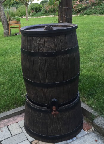 Regentonne in Weinfass Optik 120l