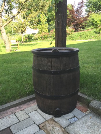 Regentonne in Weinfass Optik 120l