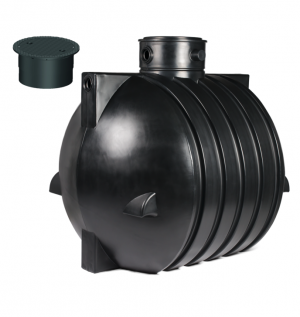 Ozeanis 6000l Regenspeicher inkl. Domschacht
