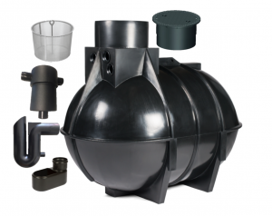 Ozeanis 3300l Regenspeicher Haus-Set