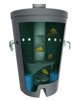 Biovitor DN100 Regenwasserfilter für Dachflächen bis 250m2