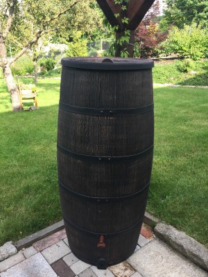 Regentonne in Weinfass Optik 500l