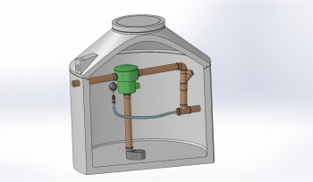 Aquatium Retentionsdrossel Basis 0,1 bis 1,0 l/s inklusive Muffenstopfen DN100
