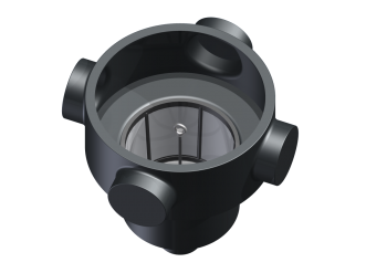 Aquatium Basket Korbfilter INOX DN150